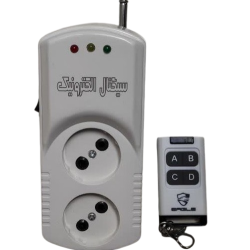 پریز ریموتی دو کانال 30 آمپر کنترل از راه دور سیگنال الکترونیک